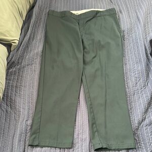 Dickies Green Chinos Durable Cotton Blend